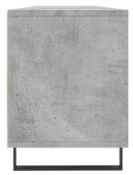 Modern TV-szekrény - Betonszürke - 150 cm