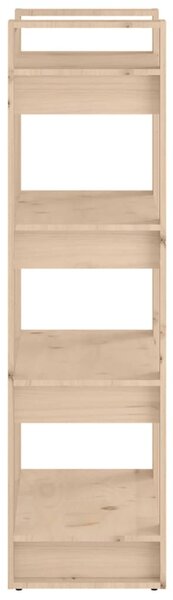 Tömör fa könyvszekrény/térelválasztó 60 x 35 x 125 cm