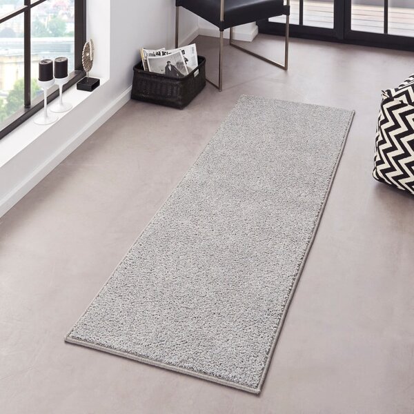 Pure világosszürke futószőnyeg, 80 x 300 cm - Hanse Home