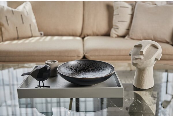Bird Small Statue fekete dekorációs szobor - PT LIVING