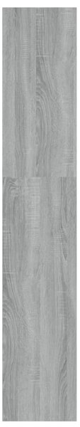 Szürke sonoma színű könyvszekrény/térelválasztó 100x30x166 cm
