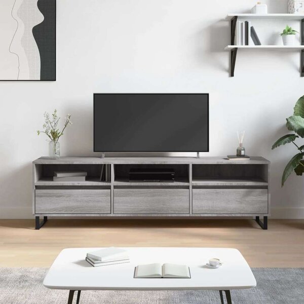 VidaXL TV-szekrény - Sonoma Szürke - 150cm