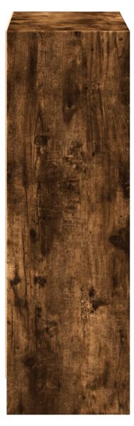 Füstös tölgy színű szerelt fa könyvespolc 60 x 24 x 76 cm
