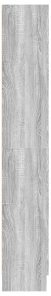 Szürke sonoma színű fa fürdőszobaszekrény 82,5x30,5x185,5 cm