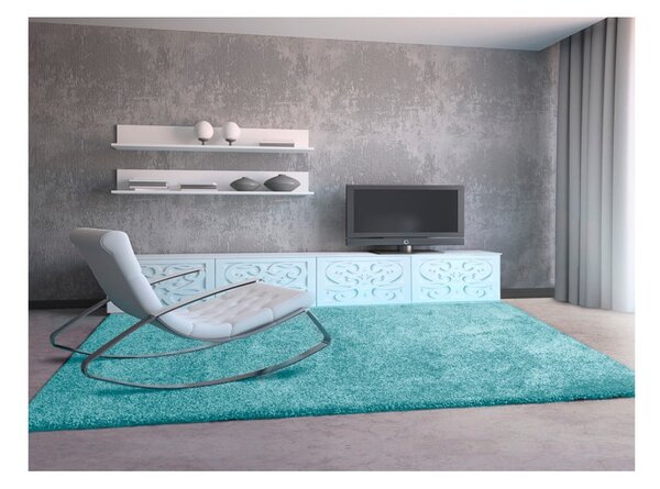 Aqua Liso világoskék szőnyeg, 57 x 110 cm - Universal