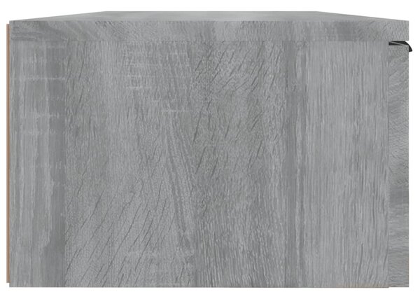 2 db szürke sonoma szerelt fa fali szekrény 68 x 30 x 20 cm