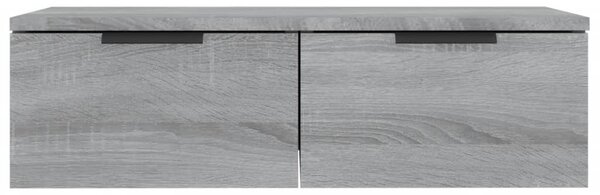 2 db szürke sonoma szerelt fa fali szekrény 68 x 30 x 20 cm
