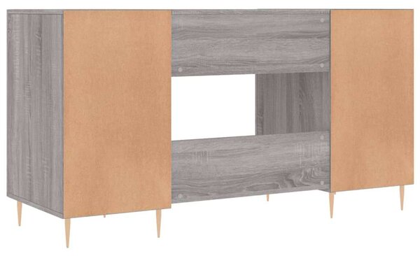 VidaXL Íróasztal - Szürke Sonoma - 140x50x75 cm