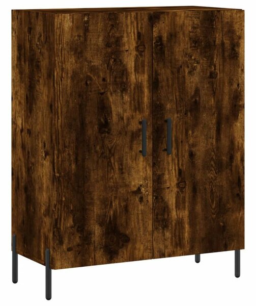 VIDAXL - Füstös Tölgy Tálalószekrény - 69,5x34x90 cm