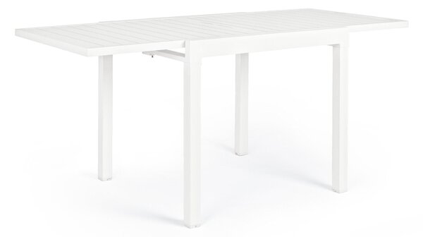 PELAGIUS fehér alumínium 6 személyes kerti asztal