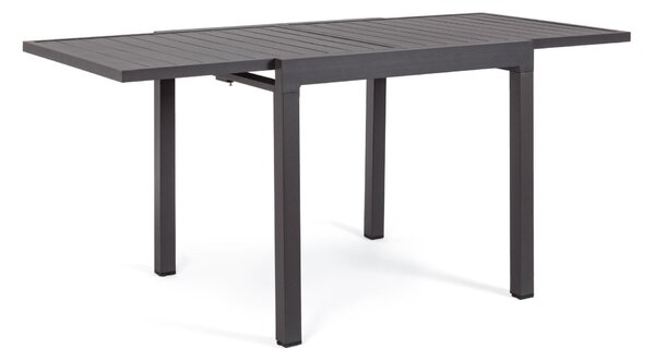 PELAGIUS fekete alumínium 6 személyes kerti asztal