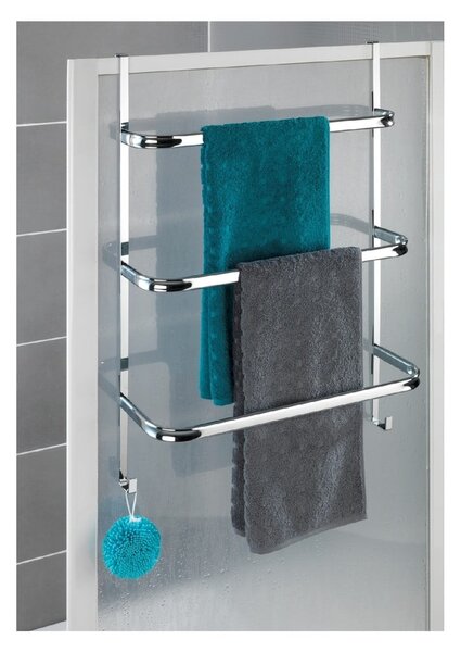 Towel Holder Chrome ezüstszínű fúrásmentes törölközőtartó, 21 x 54 cm - Wenko