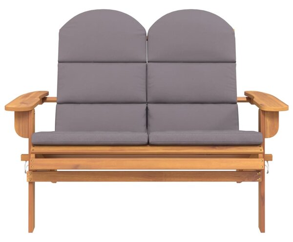 Tömör akácfa Adirondack kerti pad párnával