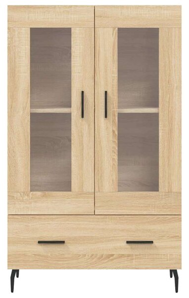 VIDAXL Fa Magasszekrény - Sonoma Tölgy - 69,5x31x115 cm
