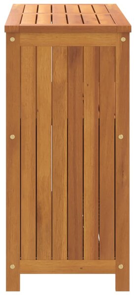 Tömör akácfa kerti tálalóasztal 80 x 35 x 75 cm