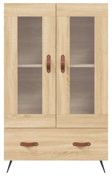 Fa Magasszekrény - Sonoma Tölgy - 70x31x115 cm