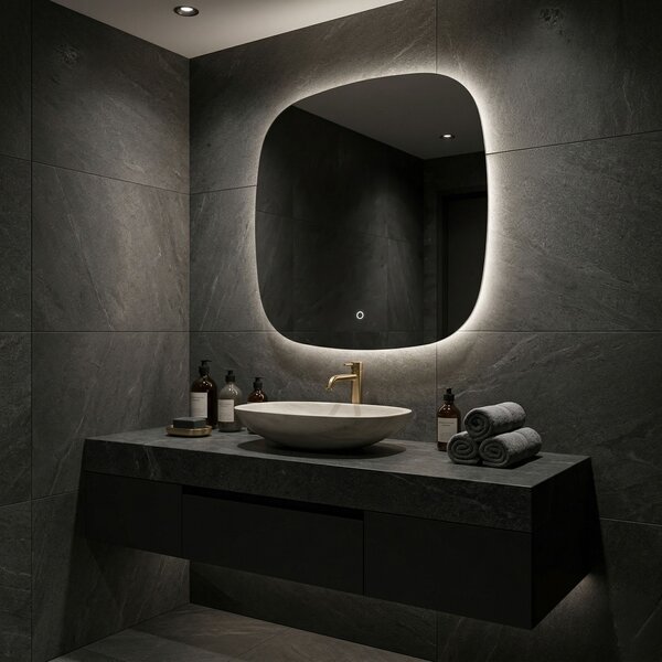 Rea Rea, LED-es tükör 70x70cm TOP, HOM-01519