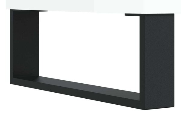 Modern Tálalószekrény - 3 Fiók - Fehér - 70x34x90 cm