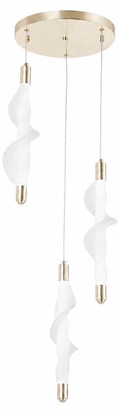 LED lámpa G009-3CPR WHITE/GOLD