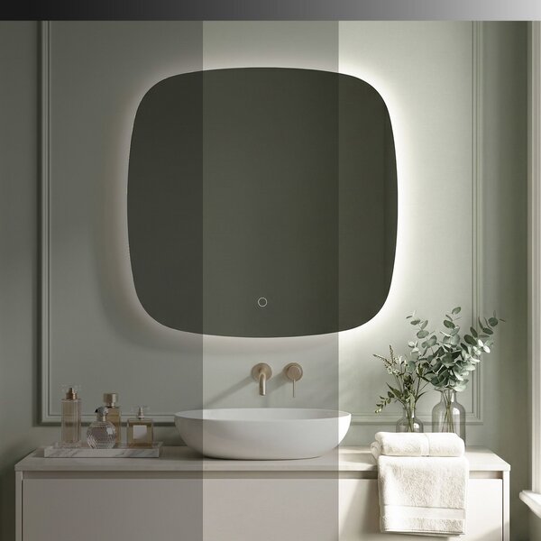 Rea Rea, LED-es tükör 70x70cm TOP, HOM-01519