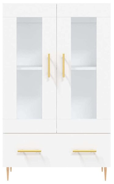 VidaXL Fehér Fa Magasszekrény - 69,5x31x115 cm