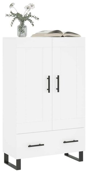 VidaXL fehér szerelt fa magasszekrény 69,5 x 31 x 115 cm