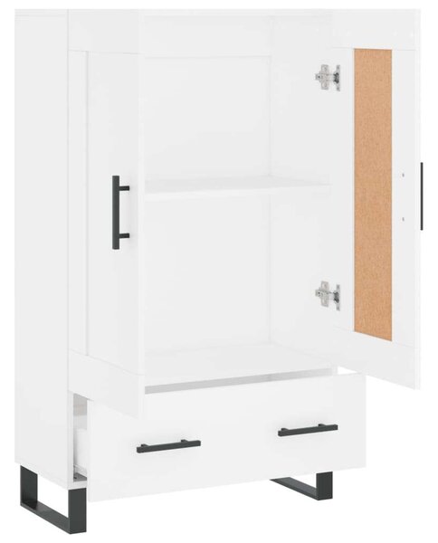 VidaXL fehér szerelt fa magasszekrény 69,5 x 31 x 115 cm