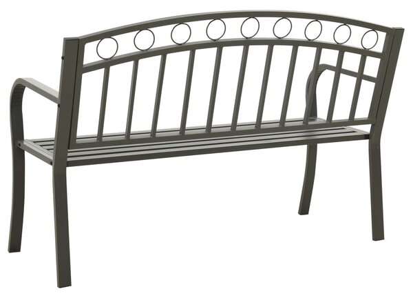 Szürke kerti pad 120 cm