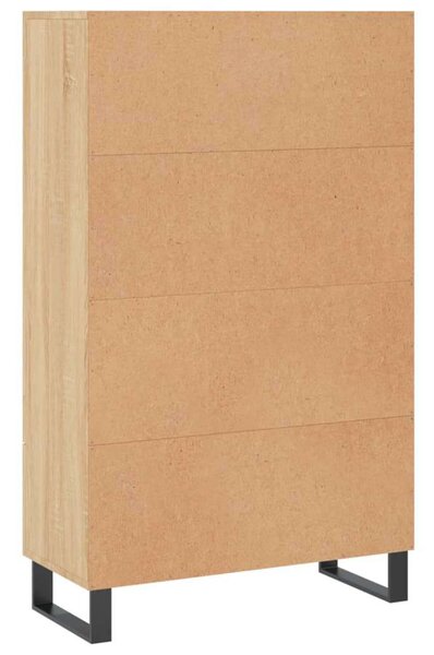 VIDAXL Fa Magasszekrény - Sonoma Tölgy - 69,5x31x115 cm