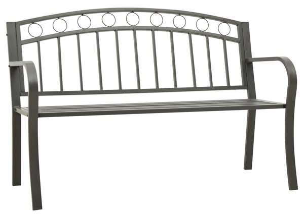 Szürke kerti pad 120 cm