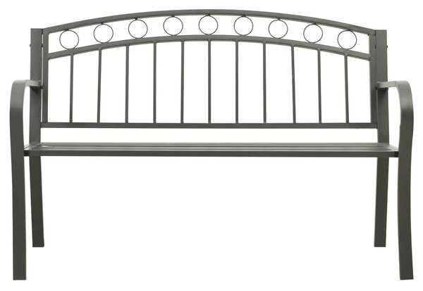 Szürke kerti pad 120 cm