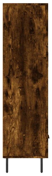 Modern Füstös Tölgy Fa Magasszekrény - 69,5x31x115 cm