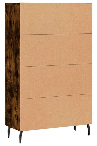 Modern Füstös Tölgy Fa Magasszekrény - 69,5x31x115 cm