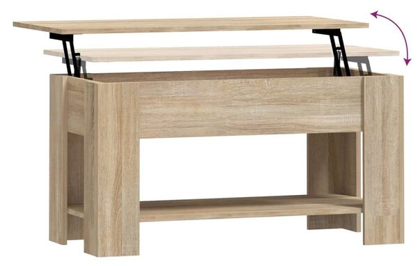 Emelhető Dohányzóasztal - Sonoma Tölgy - 101x49x52 cm