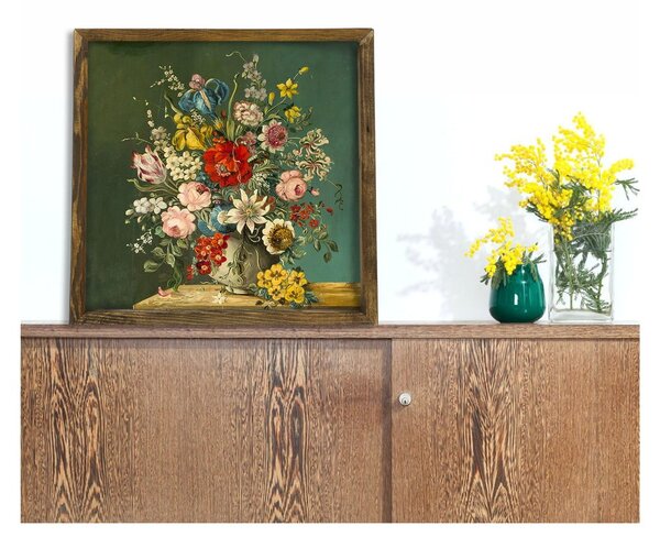 Vintage Flowers fali kép, 50 x 50 cm