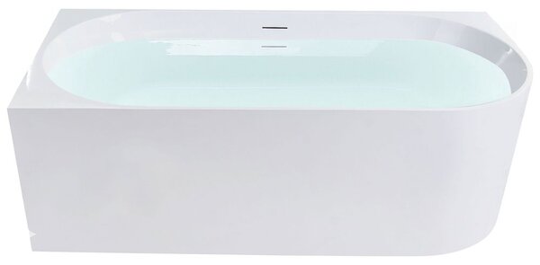 Sarokkád PORTINHO Jobb oldali 170 x 80 cm Fehér