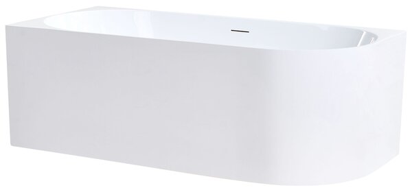 Sarokkád PORTINHO Jobb oldali 170 x 80 cm Fehér