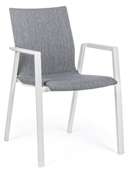 ODEON II fehér és szürke szék
