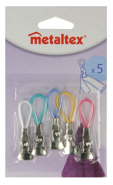 5 db-os színes multifunkciós konyharuha csipesz szett - Metaltex