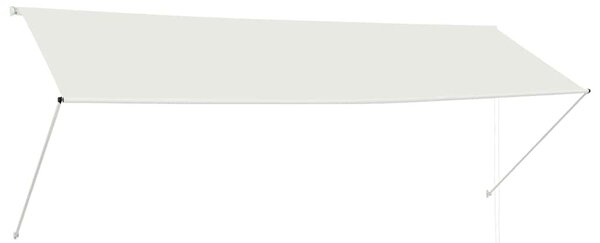 Feltekerhető krémszínű napellenző 350 x 150 cm