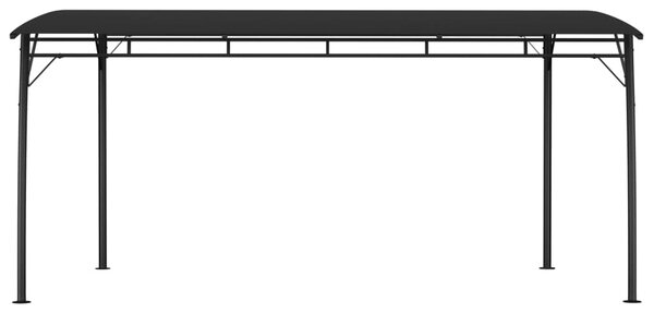 Antracitszürke kerti napellenző 4 x 3 x 2,55 m