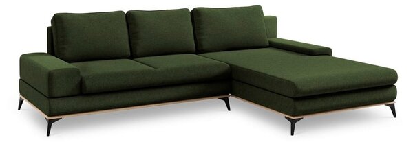 Planet üvegzöld kinyitható sarokkanapé, jobb oldali - Windsor & Co Sofas