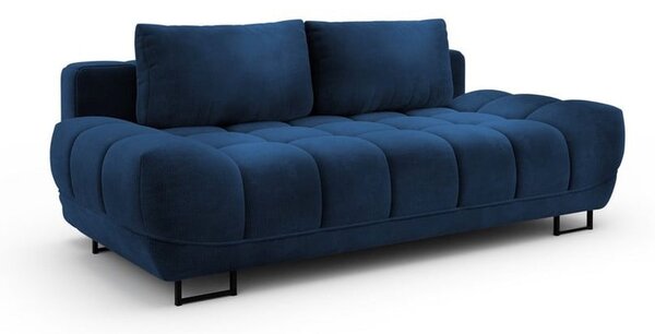 Cirrus királykék háromszemélyes kinyitható kanapé, bársony kárpittal - Windsor & Co Sofas