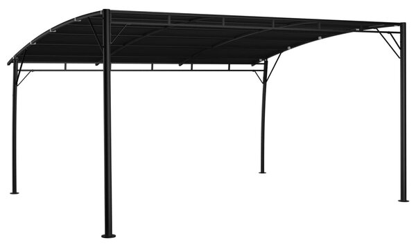 Antracitszürke kerti napellenző 4 x 3 x 2,55 m