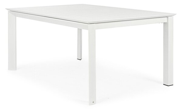 KONNOR fehér alumínium 8 személyes kerti asztal