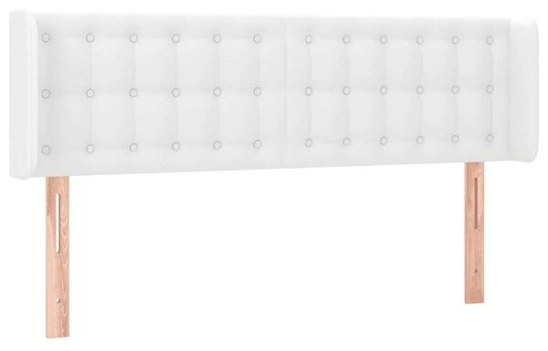 LED-es Fejtámla - Fehér Műbőr - 147cm