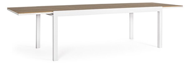 ELIAS fehér bővíthető kerti asztal 200-300 cm