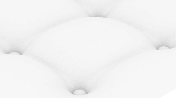 LED-es Ágyfejtámla - Fehér Műbőr - 83x128cm