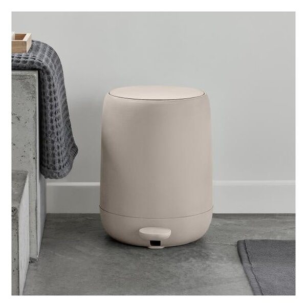 Bézs pedálos szemetes, 5 l - Blomus