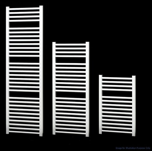 Birossi törölközőszárító radiátor - egyenes - fehér - 450 x 1320 mm